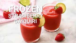 How to Make Frozen Strawberry Daiquiris [upl. by Gwenora]