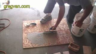 Learn How to Apply Ceramic Tile Adhesive [upl. by Mloc]