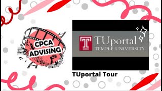 TUportal Overview  Temple University CPCA Advising [upl. by Louls]