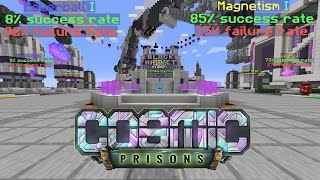 Cosmic Prisons is back And Better than ever BEST Minecraft Prisons Server Episode 2 [upl. by Yelsnit]