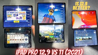 iPad Pro 129 Vs iPad Pro 11 inch Pubg Test  iPad Pro 2021 11Inch Vs Ipad Pro 2021 129 Inch Pubg [upl. by Rockwell]