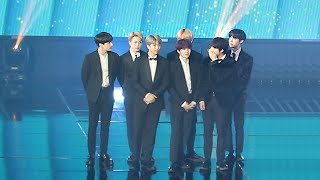 190105 골든디스크어워즈 GDA BTS 방탄소년단 오프닝 입장 착석 opening 단체 FOCUS FANCAM 직캠 [upl. by Booth]