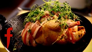 Roasted Pheasant With Devils On Horseback  The F Word [upl. by Winny232]