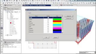 ETABS Modeling using dxf files [upl. by Arta]