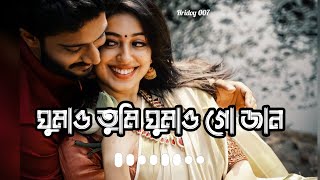 Gumaw tumi gumaw go jaan bangla song Ghumao Tumi Ghumao ঘুমাও তুমি ঘুমাও I Lofi Video I Hridoy 007 [upl. by Wilona]