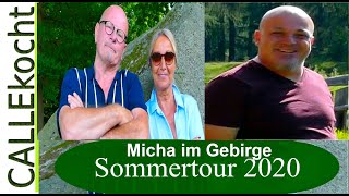 Käsespätzle selber machen Rezept mit Micha am Großglockner ohne Strom und Gas kochen Sommertour 20 [upl. by Matlick]