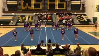 2nd place  Benton Middle School  Cheer Competition 3022013  Benton Middle School [upl. by Ilysa]