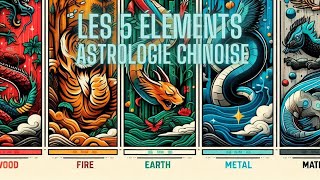 Les 5 éléments en astrologie chinoise [upl. by Suissac295]