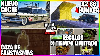 NUEVA ACTUALIZACION de HALLOWEEN NUEVO COCHE X2 en BUNKER REGALOS X TIMEPO LIMITADO  GTA Online [upl. by Higgins776]