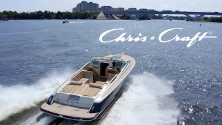 Обзор катера ChrisCraft Corsair 30 в яхтклубе PestovoGolf by Burevestnik Group [upl. by Atul]