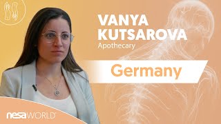 Vanya Kutsarova Apothekerin Deutschland ft NESA WORLD® [upl. by Annaitsirk]