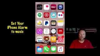 How To Set Your iPhone Alarm To Music [upl. by Ardnaet]