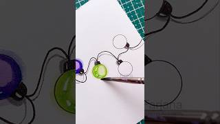 Painting with Brush Pen painting art shorts [upl. by Angadreme]