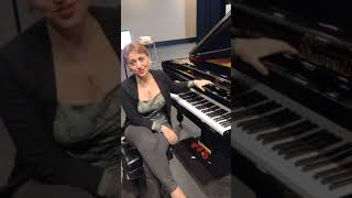 Kariné Poghosyan on the Steinway Spirio at SLU [upl. by Ynamad]