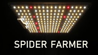 Spider farmer SF1000 PAR test and review [upl. by Eamanna]