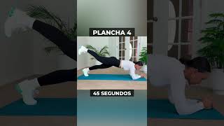 ¡RETO 6 PLANCHAS para ABDOMEN PLANO ejercicios tips fitness gym abs fit fitnessmotivation [upl. by Ennayar]