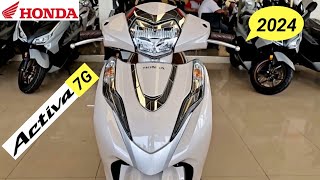 Honda Activa 7G 2024 Model Launched in india  PriceFeatures  Activa new 2024 Model [upl. by Holman]