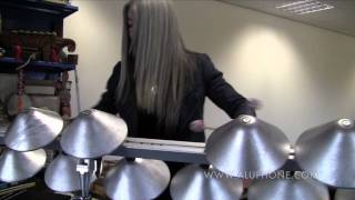 Evelyn Glennie plays Aluphone 2 [upl. by Hett]