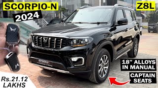 New 2024 Scorpio N Z8L Full Detailed Review  SCORPION Z8L CAPTAIN SEATS  2024 SCORPION TOP MODEL [upl. by Halda]