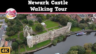 NEWARK CASTLE  A Strategic STRONGHOLD where KING JOHN Died  Walking Tour [upl. by Cheke]