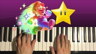 HOW TO PLAY  Mario  Invincibility Music Piano Tutorial Lesson [upl. by Aivatnohs]