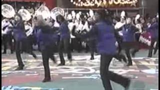 Piscataway High School Superchiefs Marching Band Macys Parade 2002 [upl. by Arimlede]