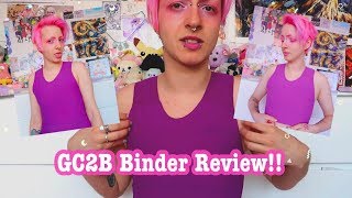 ⭐ GC2B Binder Review  Transmasculine  FTM  nonbinary ⭐ [upl. by Milton]