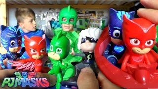 PJ Masks Toy Hunt Surprise  Official Toys Unboxed [upl. by Eglanteen]