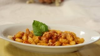 Gnocchi Sorrentina with tomato basil sauce made from scratch [upl. by Anitsyrhk936]