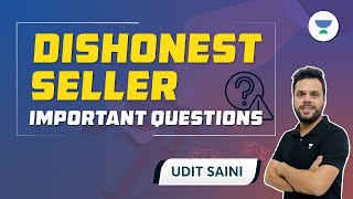 Dishonest Seller Important Questions Part 01  Udit Saini cat2023 [upl. by Best274]