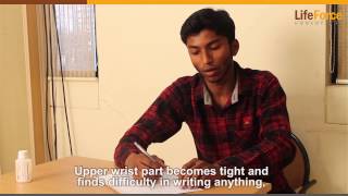 Writers Cramp Patient from Nagpur gets treated  Life Force Homeopathy  India [upl. by Hendrik]