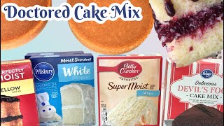 Delicious Moist Red Velvet Doctored Cake Mix Recipe  How I Bake and Freeze Cake Layers [upl. by Nitsuga]