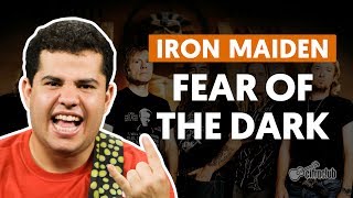 Fear Of The Dark  Iron Maiden aula de guitarra [upl. by Buroker484]