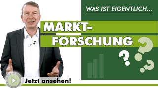 MARKTFORSCHUNG  Was ist eigentlich [upl. by Nerwal463]