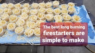 DIY the best fire starters for outdoors or home [upl. by Lyndsay]