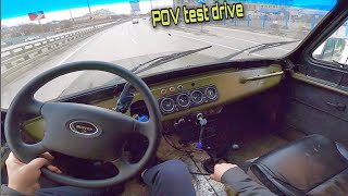 1987 UAZ 469 29 MT POV test drive [upl. by Ahsinal]