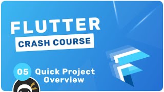 Flutter Crash Course 5  Quick Project Overview [upl. by Aratahs]