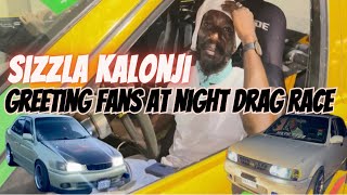 Sizzla Kalonji Greeting Fans  Night Drag Race 🇯🇲 amp More [upl. by Azal]