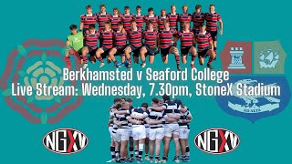 LIVE RUGBY BERKHAMSTED SCHOOL vs SEAFORD COLLEGE U18 Schools Cup Round 3 South West B [upl. by Camden]