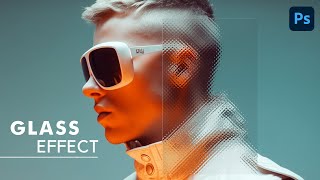 Glass Morphism Effect Photoshop Tutorial [upl. by Adnilema]