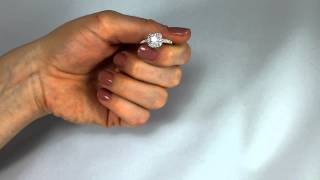 Princess Cut Swarovski Crystal Ring [upl. by Anagrom]