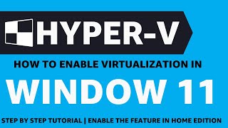 How to Enable Virtualization in Windows 11  StepbyStep Guide for Home Edition [upl. by Terces]