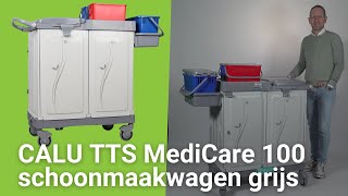 CALU TTS MediCare 100 schoonmaakwagen grijs Pre Wet Ready [upl. by Levina]