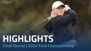 Final Round Highlights  2024 Ford Championship presented by KCC [upl. by Enaoj]