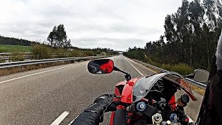 Long Highway Power Wheelie  Honda CBR 954RR [upl. by Ohnuj]