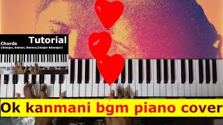 Ok Kanmani Love Theme  Piano Cover  Keyboard  Climax BGM  AR Rahman [upl. by Assirual]