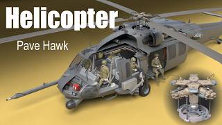 How does a Military Helicopter work Pave Hawk [upl. by Enaasiali]