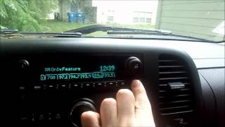 2009 Chevy Silverado SoundRadio demoreupload [upl. by Ulrica]