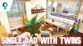 Single Dad with Twins Stonestreet Apartment Renovation  Love It or List It  Sims 4 Speed Build [upl. by Nosdrahcir]