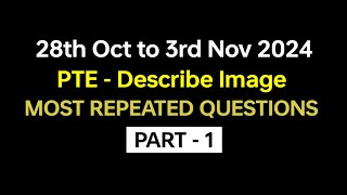 PTE Describe Image Part1 Oct 2024 Exam Prediction Describe image pte 2024 today beatthepte [upl. by Sekofski]